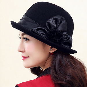 春季羊毛帽子女春秋时尚潮女士百搭呢子冒子韩版女式春秋女帽优雅