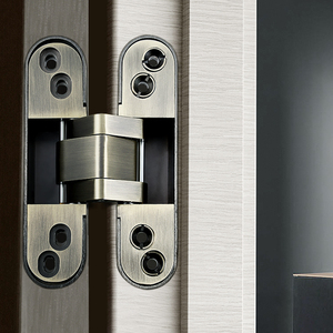 boly隐形门合页入户门别墅大门重型门装甲门青古铜暗藏式十字铰链