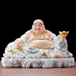 弥勒佛玉石摆件