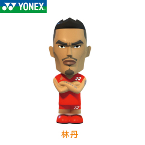 yonex尤尼克斯公仔四大天王林丹李宗伟盖德陶菲克限量萌蒋纪念品