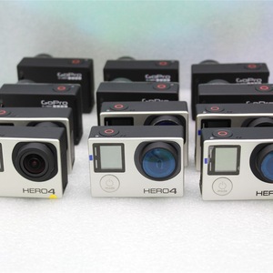 GoPro hero4 black高清水下运动摄像机黑狗5防水相机 黑银狗4狗6