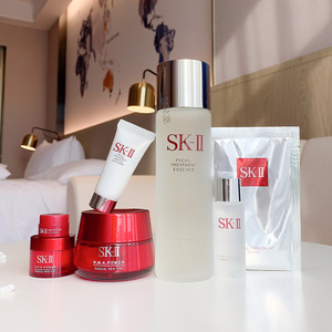 skii/sk2套装韩流美肌限量版护肤套盒神仙水230ml大红瓶面霜面膜