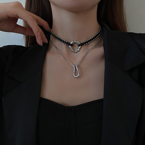 不锈钢项圈女