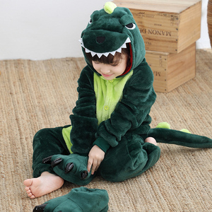小恐龙儿童衣服秋冬季圣诞节怪兽人偶动物万圣节服装动物表演出服