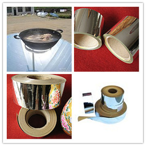 太阳灶反光膜镜面聚光高亮膜银色反射膜反光板贴膜pet镀铝膜