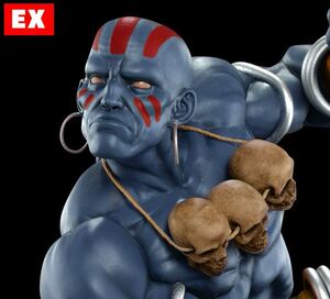 pcs 街霸 印度人 达尔锡 dhalsim 1:4 ultra - player 2 ex