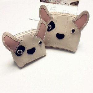 新款单肩斜挎女包 狗狗形状小包包 甜美可爱汪汪小领结包包