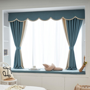 窗帘帘头幔头成品