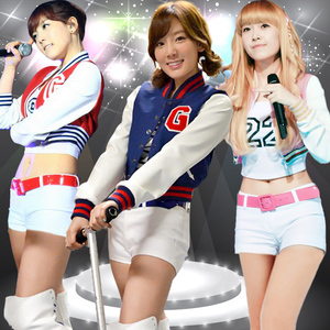 韩版oh少女时代女团oh打歌服啦啦队服装蔡妍同款ds演出服舞台装潮