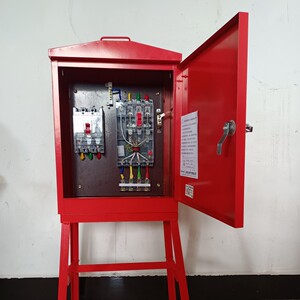 建筑工地标准三级配电箱40a100a160a250a一机一闸成套支架防雨箱