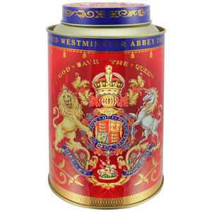 英国皇室精选royal collection女王加冕礼纪念版红茶铁罐125g