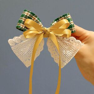 黄色大蝴蝶结发