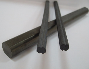 高频焊管磁棒焊接机配件实心碳棒7*140mm 140*7mm 两边带槽型实芯