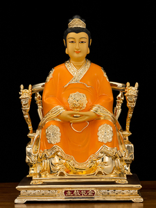 金花教主神像铜