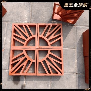 闽南花窗仿古窗花陶瓷花窗镂空瓷砖中式围墙花格复古紫砂窗瓦装饰