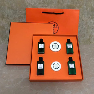 爱马仕洗护套装 hermes橘绿之泉5件套酒店伴手礼公司活动礼品盒装
