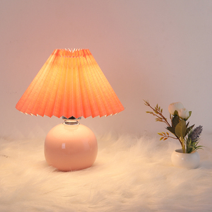 粉色小清新浪f漫床头灯轻奢女孩小台灯少女心卧室ins治愈系小夜灯