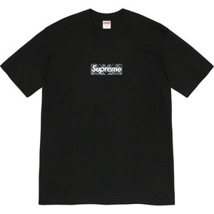代购supreme 19fw bandana box logo tee腰果花bogo短袖t恤男女
