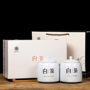 通用版白茶礼盒安吉白茶包装盒空盒陶瓷罐珍稀白茶黄金芽礼盒定制