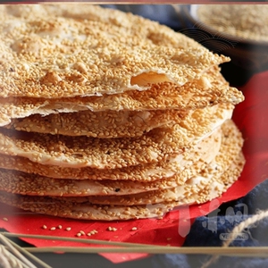 山东特产周村薄脆烧饼小零食孕妇美食煎饼香酥芝麻饼正宗咸味食品