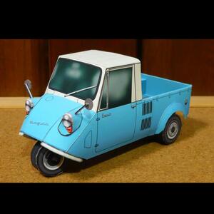 仿真汽车三轮车蹦蹦车3d立体纸模型diy手工制作儿童折纸益智玩具