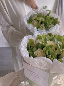 花也|精包装花束鲜花茉莉花白玫瑰送男朋友送好朋友赠君茉莉