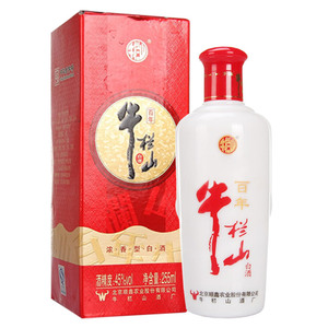 【限购1瓶】牛栏山小百年45度255ml单瓶浓香型固态法纯粮白酒试饮