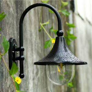 喇叭壁灯LED 欧式复古防水防锈创意时尚街道阳台庭院走廊灯具