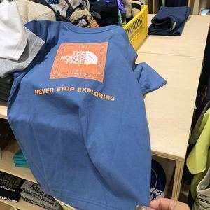 部分国现/日本代购the north face北面儿童款腰果花短袖ntj32410r