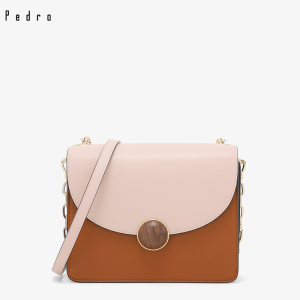 00庚澈的戒指淘宝pedro手提包pw2-55210001女士通勤木纹手把