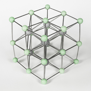氯化铯晶胞(八个立方体)分子结构模型 中学化学仪器