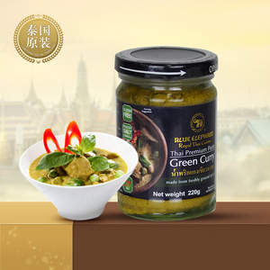蓝象绿咖喱酱泰国米其林餐厅进口绿咖喱酱220g