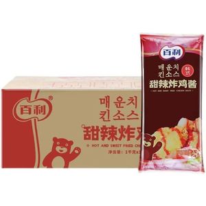 百利甜辣炸鸡酱商用1kg韩式琥珀奶香酸甜辣韩国炸鸡酱淋酱蘸酱