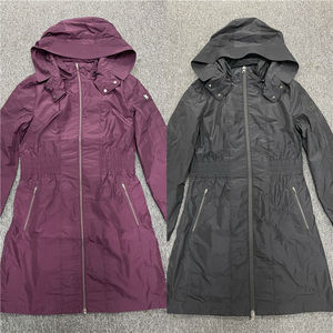 风衣女可拆卸帽子