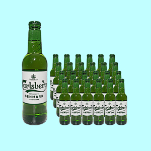 嘉士伯啤酒 330ml*24瓶 carlsberg beer 小瓶绿色嘉士伯啤酒