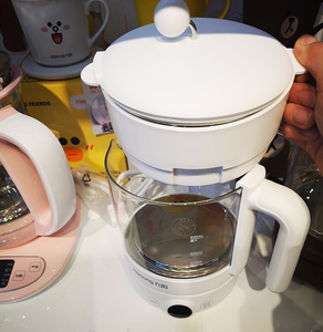 九阳k08-d602养生壶带蒸笼 一人火锅 热水壶可蒸煮迷你玻璃花茶壶