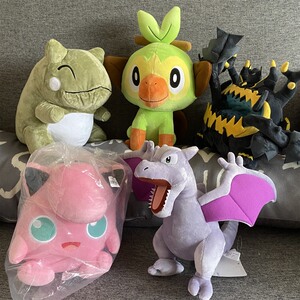 公仔毛绒玩具精灵宝可梦玩偶比卡丘公仔抱枕胖丁布娃娃批发7人付款22