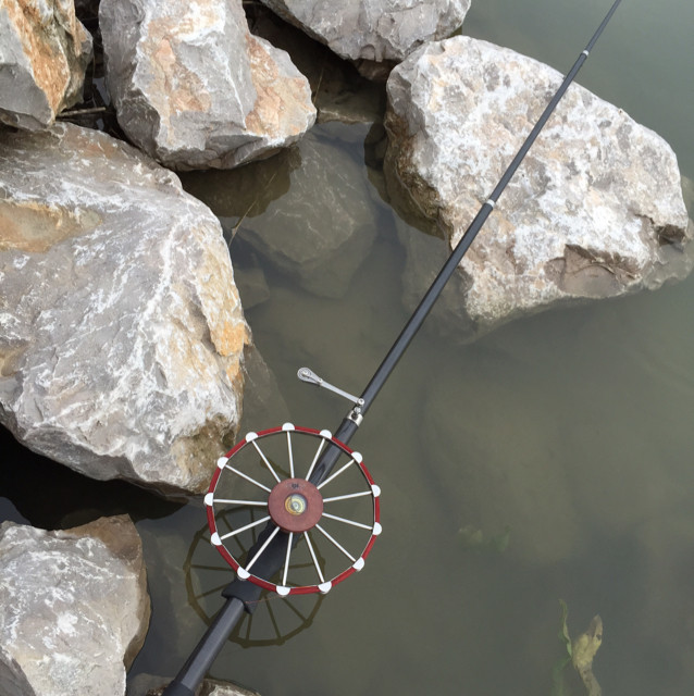 品钓品牌高弹力魔术贴路亚竿束带 钓鱼杆收纳绑带18公分长12元2只.