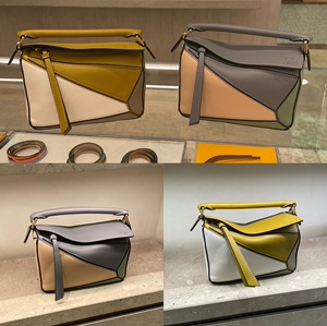 loewe罗意威2022拼色迷你几何包puzzle 西班牙直播代购
