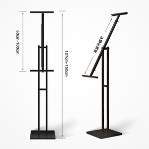 铁架门口架婚庆广告牌展示架架子落地宣传架立式招牌kt板展架支架