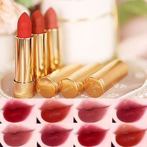 gucci/古驰新款口红金管哑光204 208 504 25 505 506 509 碎花25