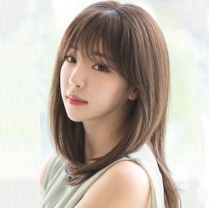 假发女梨花头中长直发齐斜刘海中长卷发女蓬松女发短发bobo假发