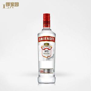 郎家园洋酒包邮 SMIRNOFF Vodka斯米诺（皇冠）红牌伏特加酒