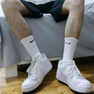 正品nike耐克袜子男夏季薄款纯棉防臭吸汗长筒篮球运动袜白毛巾底