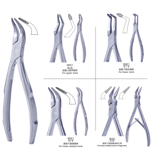 拔牙根专用钳长沙天天拔牙钳不锈钢无镀层根尖钳带齿不打滑通用型