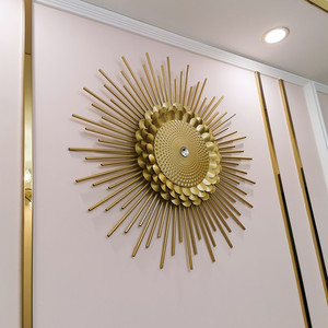 轻奢壁饰北欧风格金属壁挂客厅沙发背景墙创意装饰品玄关艺术挂件