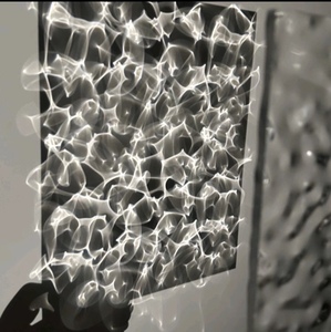 透明水波纹亚克力板室内拍照影棚拍摄波光倒影家具装饰工艺品定制