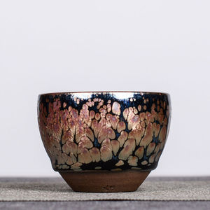 墨珵知语堂游超扶摇建盏茶杯手工建阳建窑主人杯单个茶碗铁胎茶具