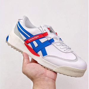 日本虎牌限量版tiger鬼冢虎女鞋真皮透气复古阿甘鞋男皮面虎冢鞋