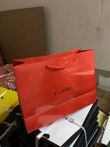 卡地亚cartier纸袋手提袋购物袋礼品袋包装盒子袋子